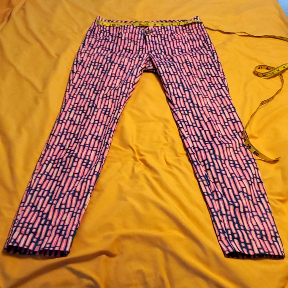 Lilly Pulitzer Long Pants sz 2, pink and blue color